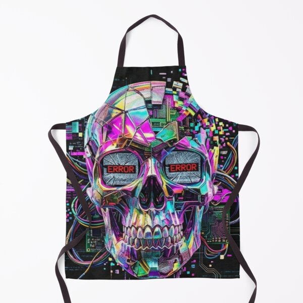 Item preview, System Failure: Digital Glitch Skull designed and sold by JanRizz.