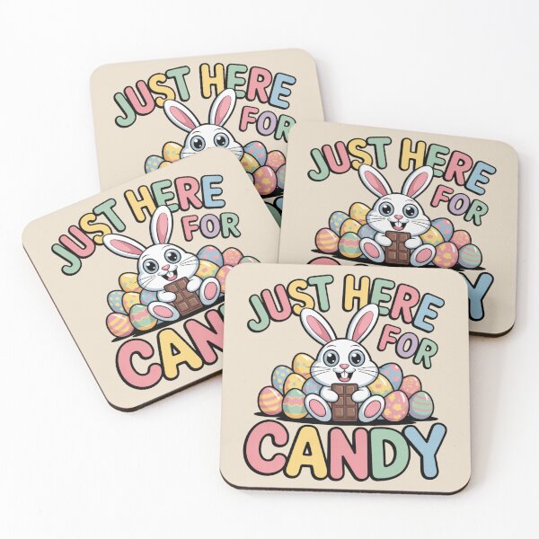 Item preview, Just Here for Candy | Funny Easter Bunny Chocolate Design designed and sold by Shanker-studio.