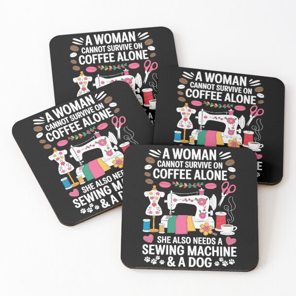 Item preview, A WOMAN CANNOT SURVIVE ON COFFEE ALONE designed and sold by jkrphoto.