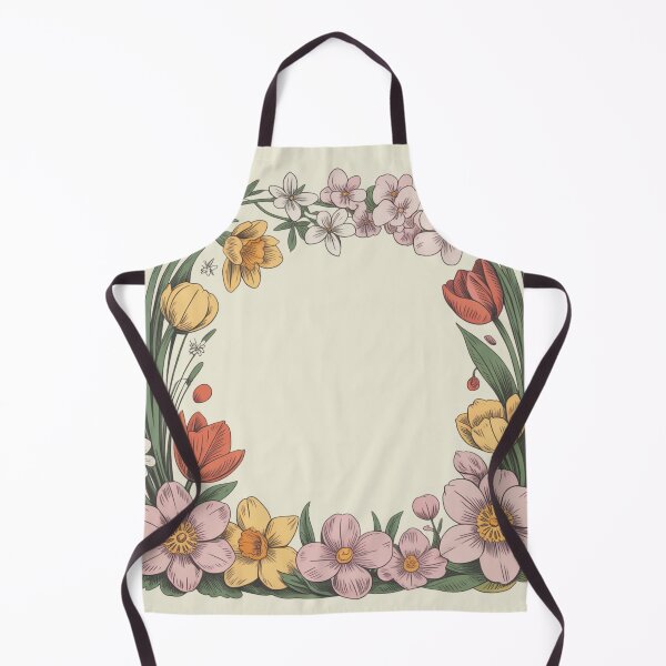 Item preview, Vintage Floral Wreath Frame | Elegant Spring Flower Border designed and sold by Shanker-studio.