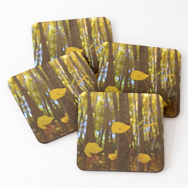 Item preview, Golden Autumn Leaves in Soft Forest Light designed and sold by onubi.