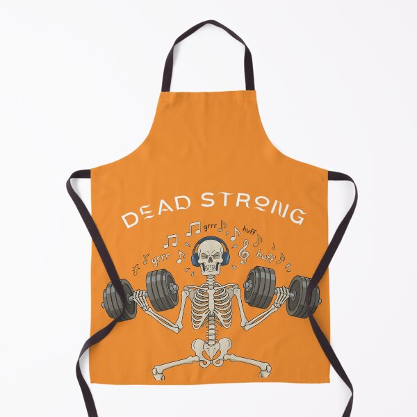 Item preview, Dead Strong Skeleton Gym T-Shirt – Funny Weightlifting Skull Workout Graphic Tee designed and sold by Raw Tigers.