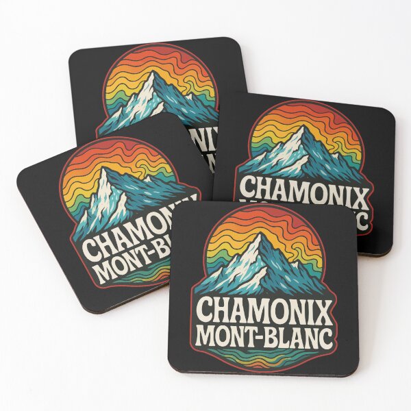 Item preview, Chamonix Mont Blanc Trippy Art Travel designed and sold by TomFrontierArt.