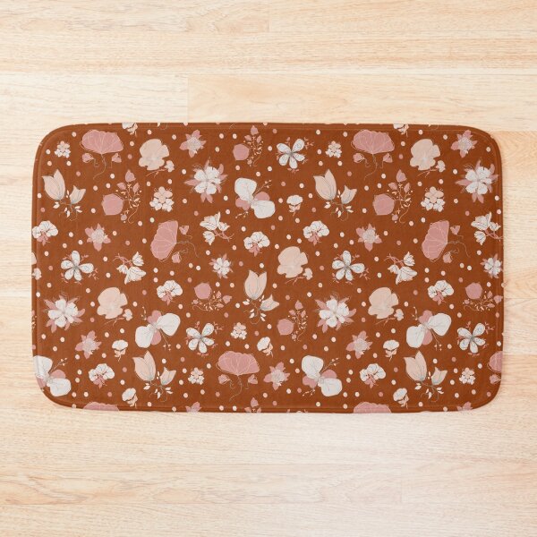 Item preview, Sketched Flowers on Rust designed and sold by KSimpson838.