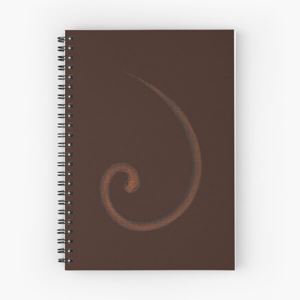 Item preview, Snake in the form of a golden spiral of dark brown color designed and sold by Cherevan.