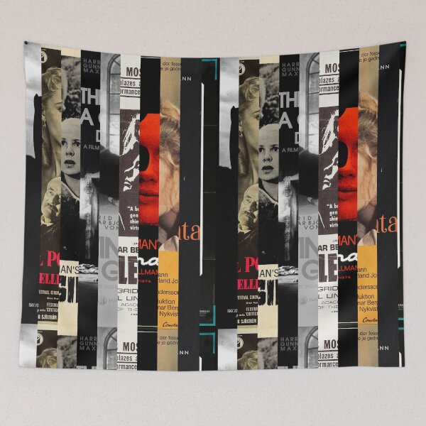 Item preview, Ingmar Bergman Films:  Cinema Poster Abstract Art Print designed and sold by Mr Mustard Prints.