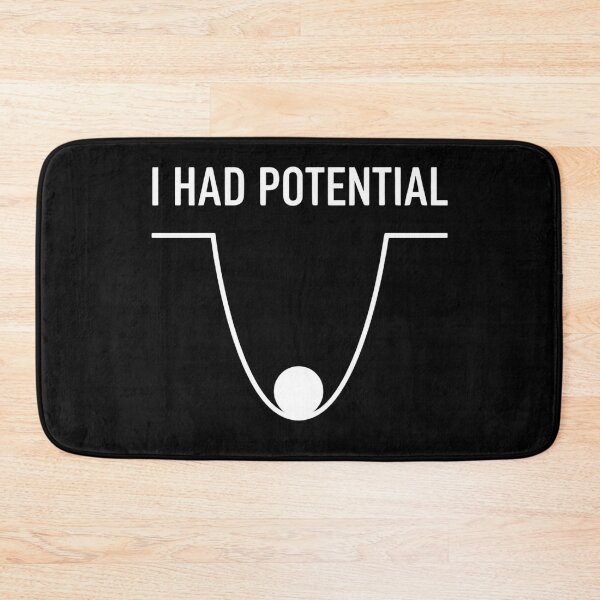 Item preview, I Had Potential – Minimalist Sarcastic Quote Design designed and sold by Gentle Glitch.