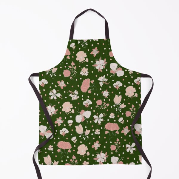 Item preview, Sketched Flowers on Dark Green designed and sold by KSimpson838.