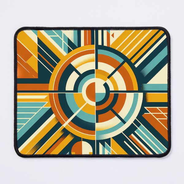 Item preview, Retro Geometric Sunburst Circles designed and sold by InkSmithery.