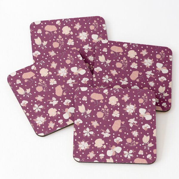Item preview, Sketched Flowers on Dark Pink designed and sold by KSimpson838.