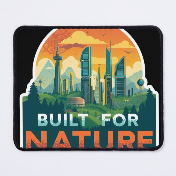 Item preview, Solarpunk Future City - Green Sustainable Utopia designed and sold by The Prompted Soul.