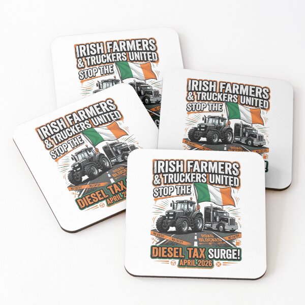 Item preview, Irish Farmers Truckers United Stop Diesel Tax Surge 2026 designed and sold by REAL IRISH GIFTS.