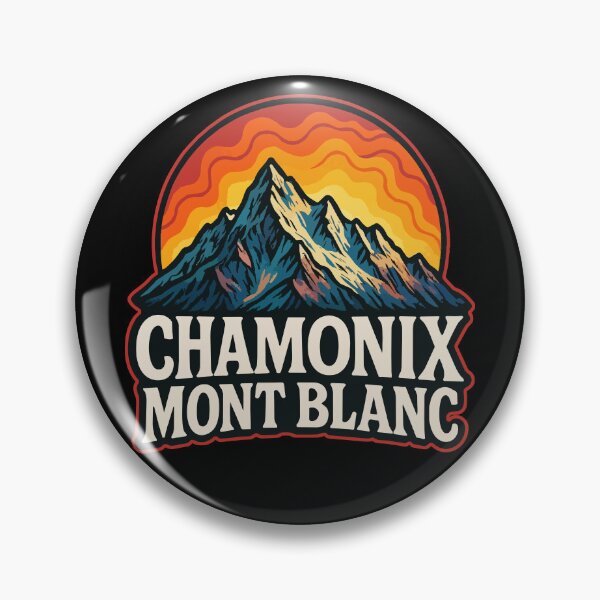 Aperçu de l'œuvre Chamonix Mont Blanc France Voyage rétro créée et vendue par TomFrontierArt.