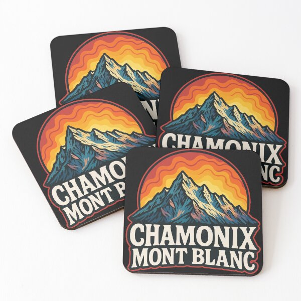 Item preview, Chamonix Mont Blanc France Retro Travel designed and sold by TomFrontierArt.