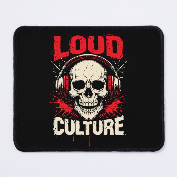 Item preview, Loud Culture Skull Headphones designed and sold by SnappyPNG.