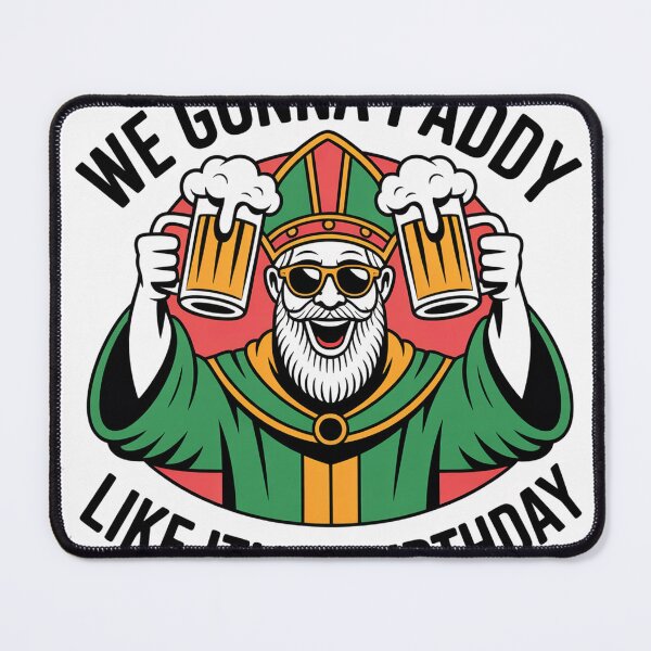 Item preview, Vintage Saint Patrick Traditional Tattoo Beer Toast designed and sold by Bloomkept.