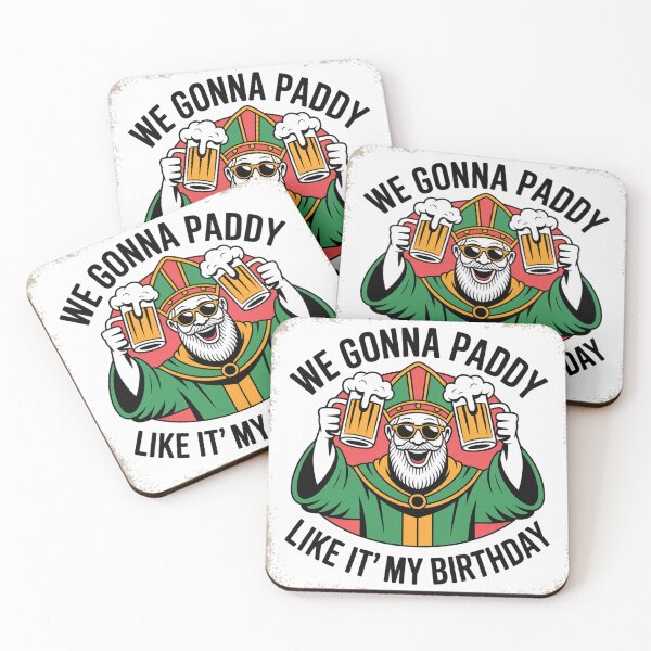 Item preview, Vintage Saint Patrick Traditional Tattoo Beer Toast designed and sold by Bloomkept.