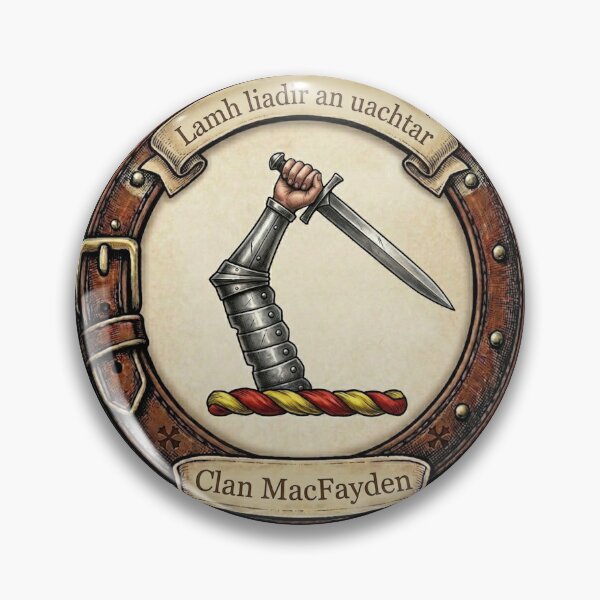 Item preview, Clan MacFayden Crest designed and sold by BagTown Clans.