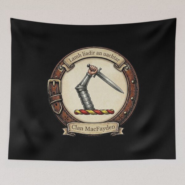 Item preview, Clan MacFayden Crest designed and sold by BagTown Clans.
