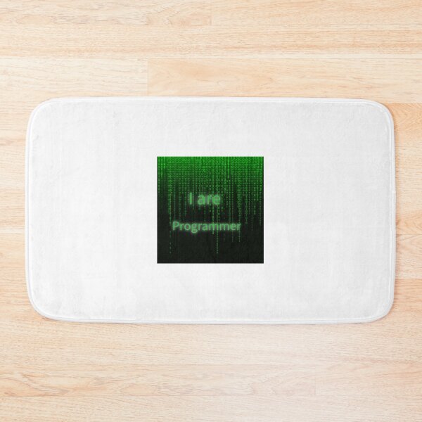 Item preview, Matrix Code "I Are Programmer" Green Binary designed and sold by GUINewAlex.