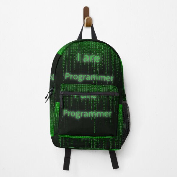Item preview, Matrix Code "I Are Programmer" Green Binary designed and sold by GUINewAlex.