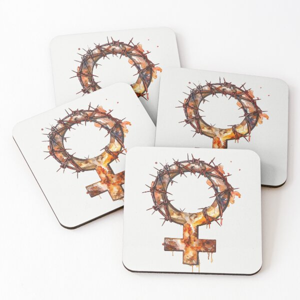 Item preview, Feminine power, Venus symbol with barbed wire designed and sold by LiskoDesign.