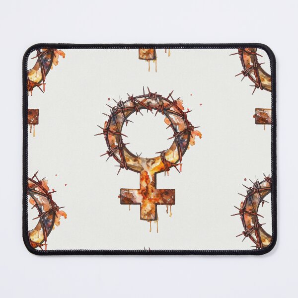Item preview, Feminine power, Venus symbol with barbed wire designed and sold by LiskoDesign.