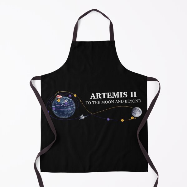 Item preview, Official Artemis II Moon Mission Path Crewed Orion Spacecraft Flight Diagram designed and sold by EricCotanori.