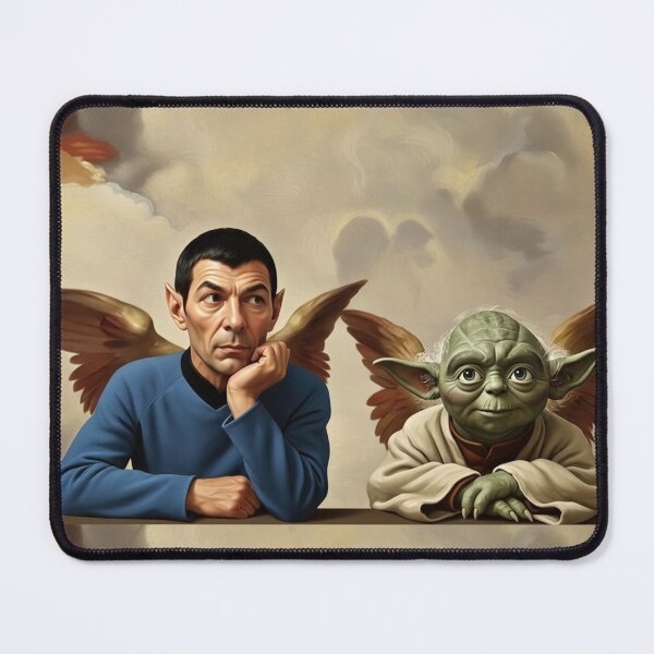 Item preview, Sistine Sci-Fi — Angels of the Final Frontier designed and sold by SammyMorry.