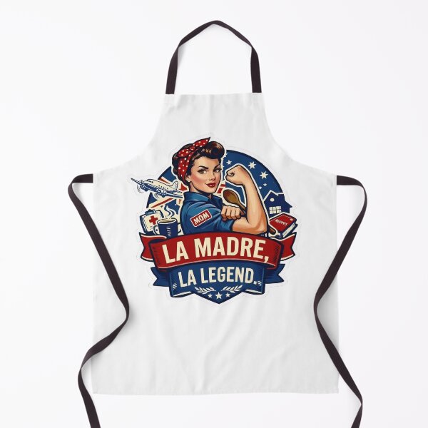Item preview, Mother’s Day La Madre, La Legend retro Rosie the Riveter inspired design designed and sold by MuggyandMo.