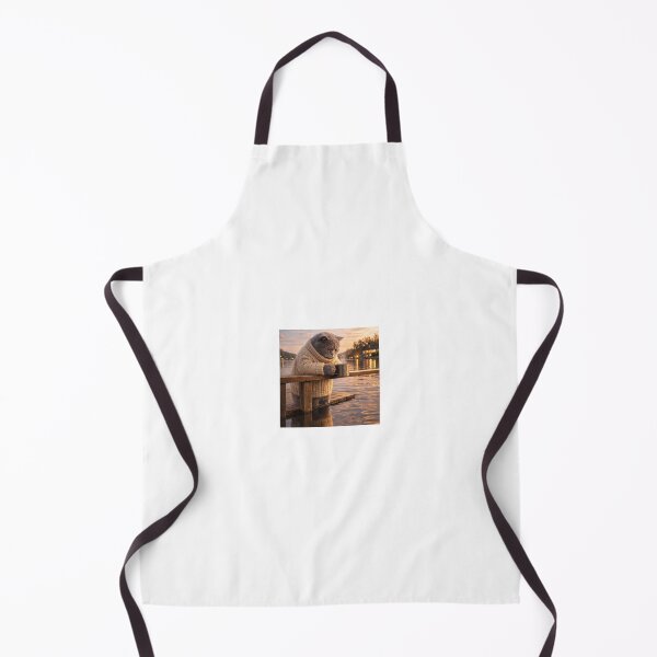 Item preview, Lonely Cat by the Lake at Sunset designed and sold by LovelyCatGalaxy.
