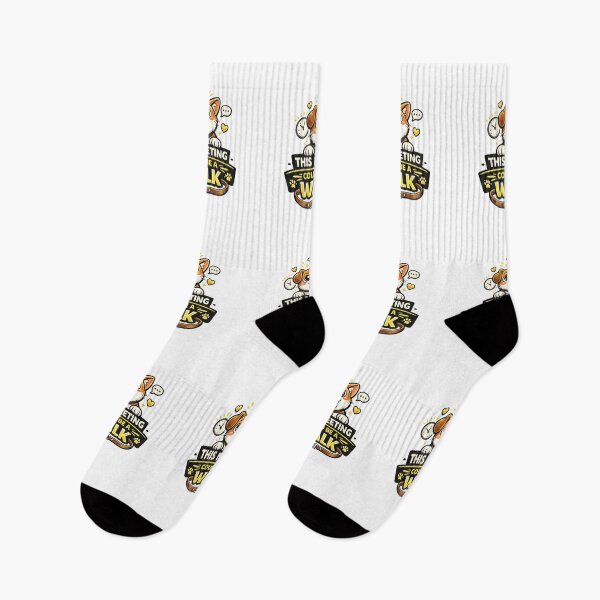 Item preview, This Meeting Could Be a Walk Funny Dog Design designed and sold by StyleLap.