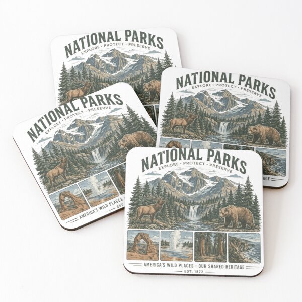 Item preview, National Parks T-Shirt designed and sold by projectbadass.