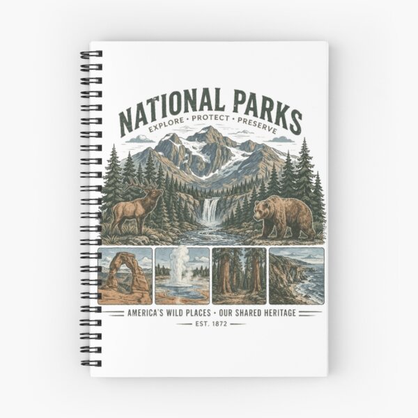 Item preview, National Parks T-Shirt designed and sold by projectbadass.