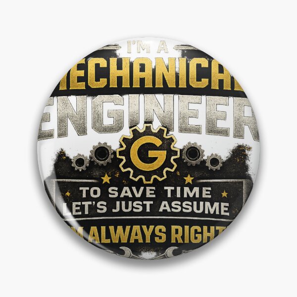 Item preview, Funny Mechanical Engineer Quote – Trust Me I’m Always Right Gear Design designed and sold by vinothmech53.