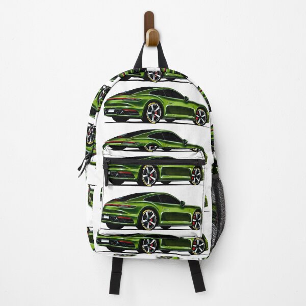Item preview, Exclusive drawing legendary green sport car 911 Carrera Coupe Type 992 with flat engine designed and sold by Cars23.