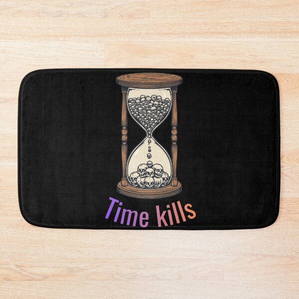 Item preview, Surreal Skull Hourglass - Time Kills designed and sold by Vivid-Insanity.