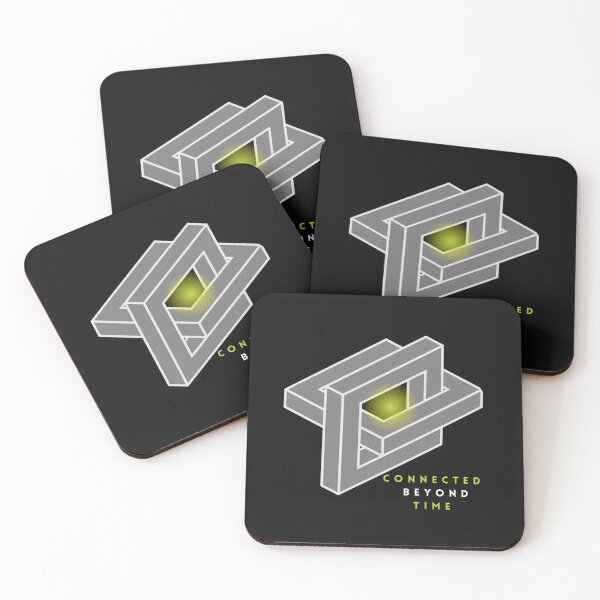 Item preview, Unbreakable Bond – Connected Geometric Squares with Light of Unity designed and sold by Aquarius-club.