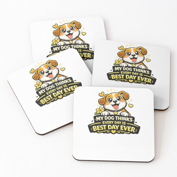 Item preview, My Dog Thinks Every Day Is Best Day Ever Funny Design designed and sold by StyleLap.