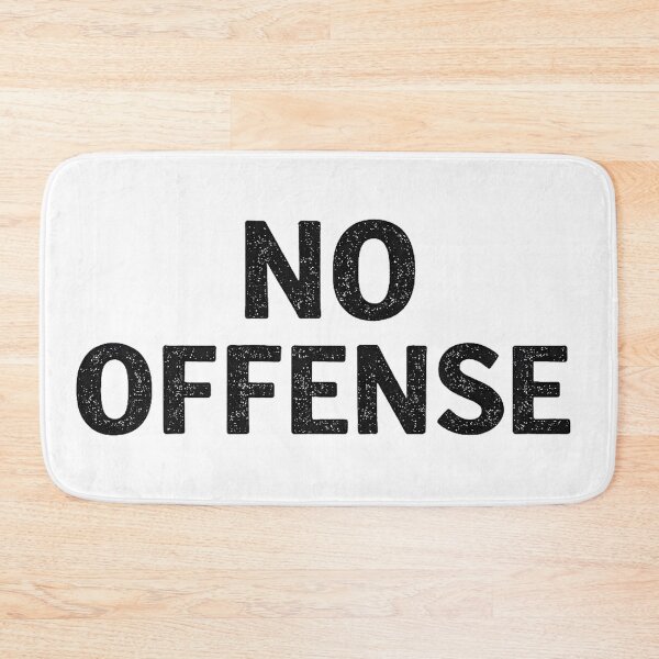 Item preview, No Offense Loudmouth Statement Tee designed and sold by gahteeriffico.