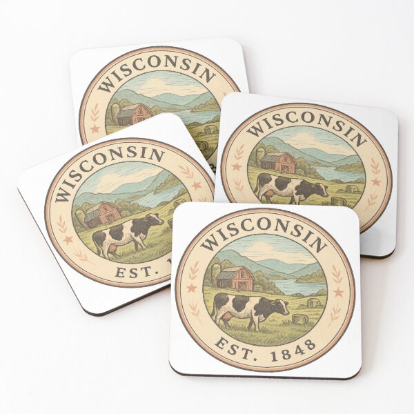 Item preview, WISCONSIN EST.1848 designed and sold by DavidBriot.