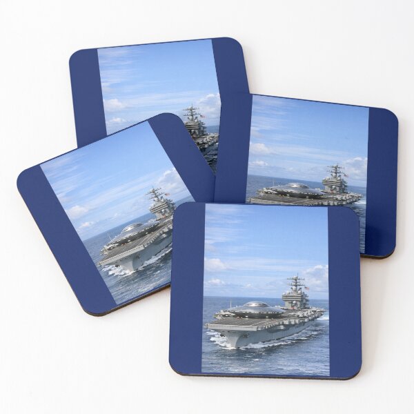 Item preview, UFO Lands on Aircraft Carrier  designed and sold by Halifaxartguy.