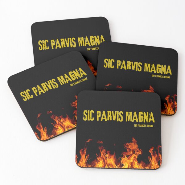 Item preview, Sic Parvis Magna Sir Francis Drake Quote designed and sold by yusuf4.