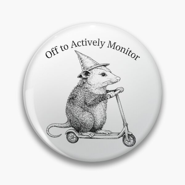 Item preview, Off to Actively Monitor Funny mouse Witch designed and sold by Kladhadredo.
