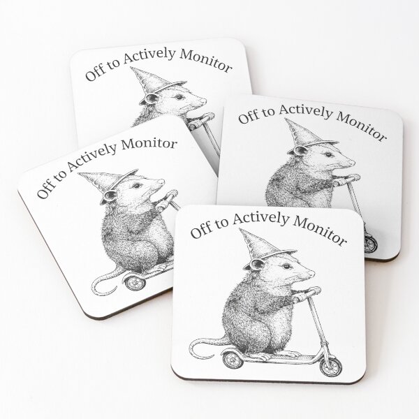 Item preview, Off to Actively Monitor Funny mouse Witch designed and sold by Kladhadredo.