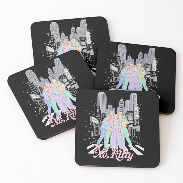 Item preview, Xo, Kitty Seoul Love Friends Night City Crosswalk Cherry Blossom  designed and sold by graphixpolash.