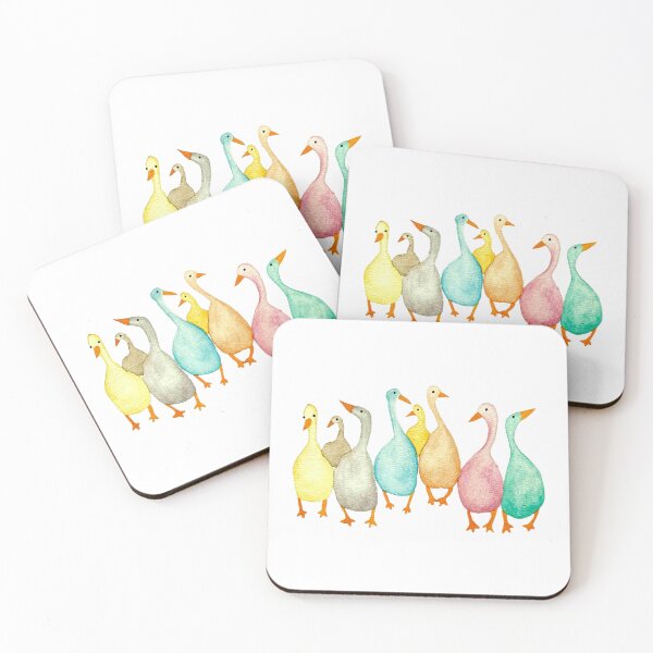 Item preview, Watercolor Ducks (clearcut) designed and sold by Paintings by Emi.