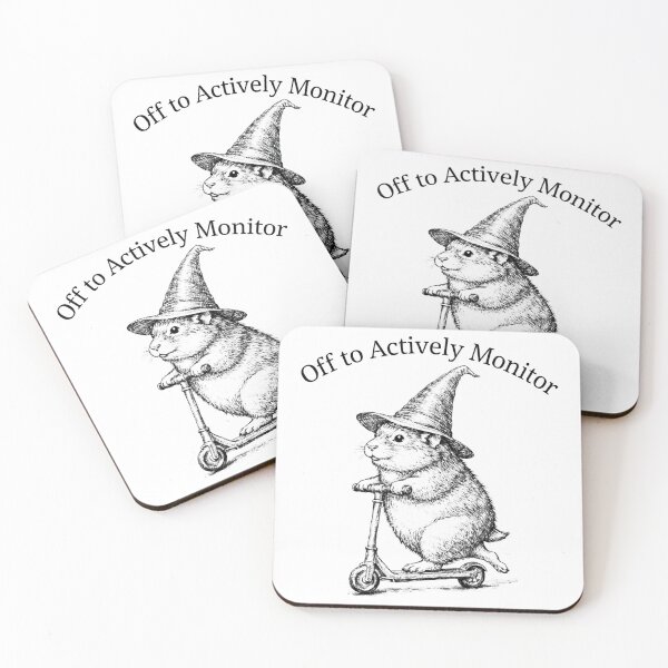 Item preview, Off to Actively Monitor Funny mouse designed and sold by Kladhadredo.