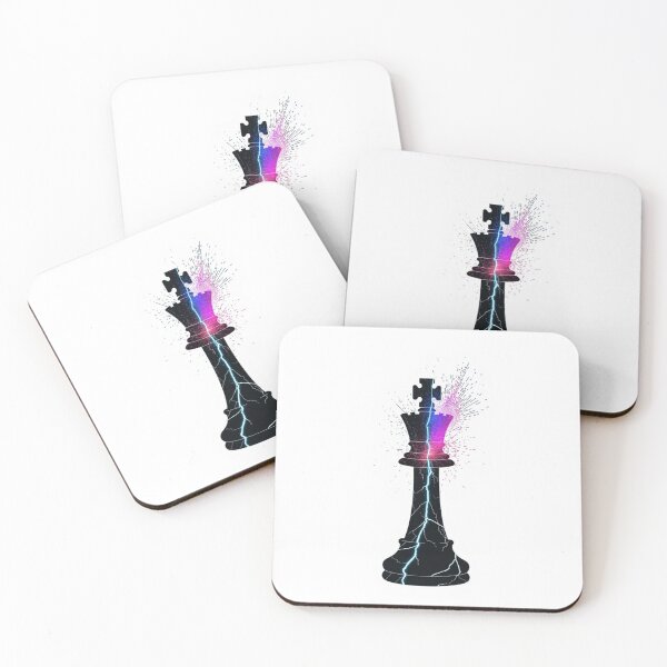 Item preview, Chess King - Neon Strategy designed and sold by THEARTCURATİON .