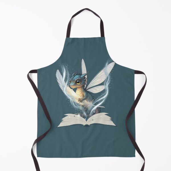 Item preview, Adorable Baby Dragon with Feather and Book designed and sold by Szpaku desart .